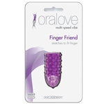 Doc Johnson Oral Love Finger Friend - Purple