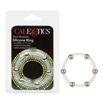 CalExotics Steel Beaded Silicone Cockring - X-Large