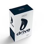 Vedo Drive Vibrating Cockring - Just Black
