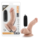 Blush Dr. Skin Dr. Ken 6.5" Vibrating Cock w/ Suction Cup - Vanilla