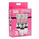 XR BRANDS MASTER SERIES Size Matters Max Twist Triplets Nipple And Clit Suckers
