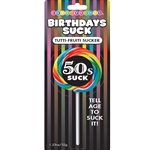 Little Genie Birthday's Suck 50's Suck Tutti-Frutti Sucker