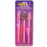 Little Genie Lollipop Penis Straws