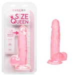 Calexotics Size Queen 6 Inch Pink w/ Suction Cup