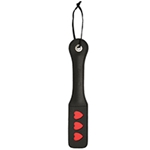 SPORTS SHEETS SS 12" Leather Heart Impression Paddle