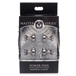 XR BRANDS MASTER SERIES Power Pins Magnetic Nipple Clamps