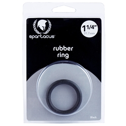 Spartacus 1.25" Rubber C Ring Black