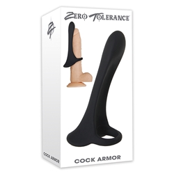 Zero Tolerance Cock Armor Cockring - Black