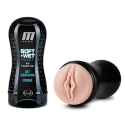 Blush M for Men Soft and Wet Pussy Self Lubricating Stroker - Vanilla