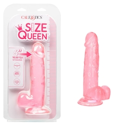 Calexotics Size Queen 6 Inch Pink w/ Suction Cup
