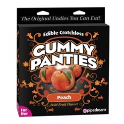 PIPEDREAM Edible Crotchless Gummy Panty Peach