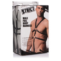 XR BRANDS MASTER SERIES Strict Male Body Harness  -Male-